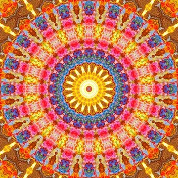 Fantasy floral pattern design for wrapping paper, fabric, wall mat printing Illustrazione stock