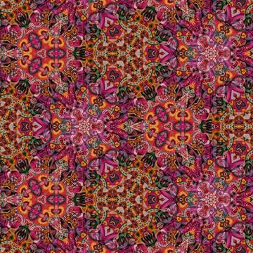 Fantasy floral pattern design for wrapping paper, fabric, wall mat printing Stockillustratie