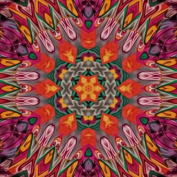 Fantasy floral pattern design for wrapping paper, fabric, wall mat printing 스톡 일러스트