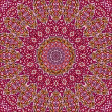 Fantasy floral pattern design for wrapping paper, fabric, wall mat printing Illustrazione stock