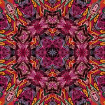Fantasy floral pattern design for wrapping paper, fabric, wall mat printing Illustration