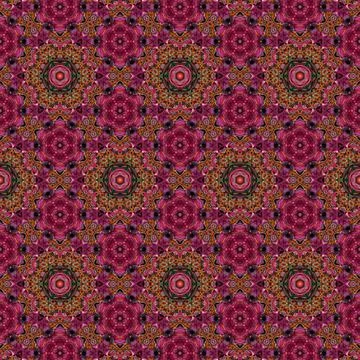 Fantasy floral pattern design for wrapping paper, fabric, wall mat printing Stockillustratie