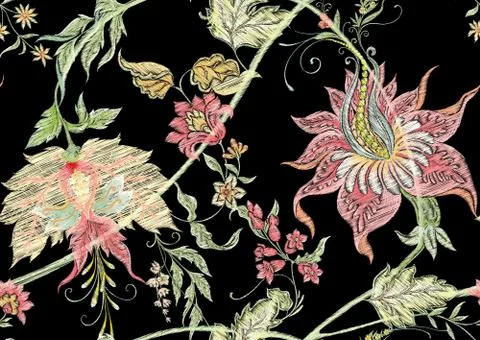 Fantasy flowers Illustrazione stock