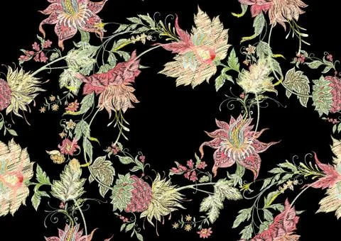Fantasy flowers Illustrazione stock