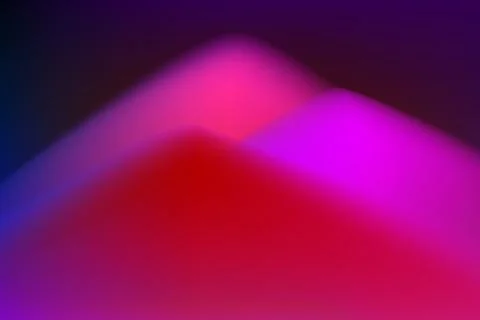 Fantasy Fluid Duotone Landscape. Stock Illustration