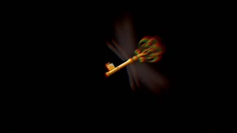 Fantasy flying key pack green screen Video stock 144877073