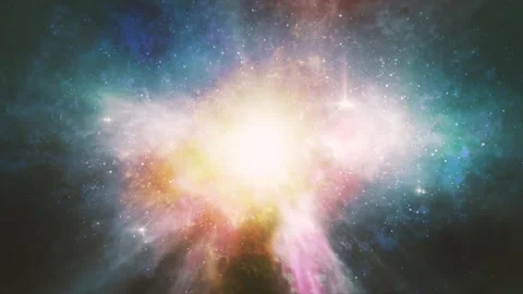 Fantasy Galaxy Space Background Stock Footage 292908915