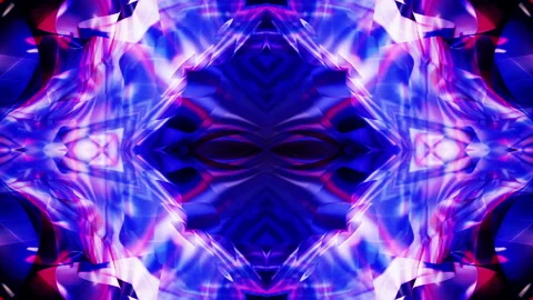 Fantasy Glow Lights Kaleido Background Stock Footage 310962828