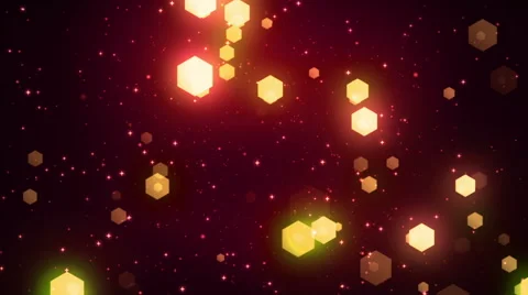 Fantasy Hexagons 4 Loopable Background Stock Footage 59590280