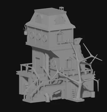 Fantasy House - blender project 3D Model