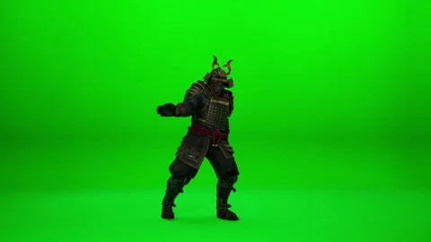 Fantasy Japanese Samurai Dance Integration Видео 322101401
