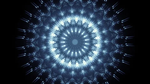 Fantasy kaleidoscopic Christmas background. Vidéo 42809811