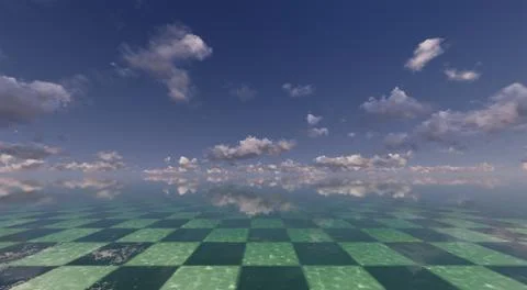 Fantasy landscape Stock Illustration