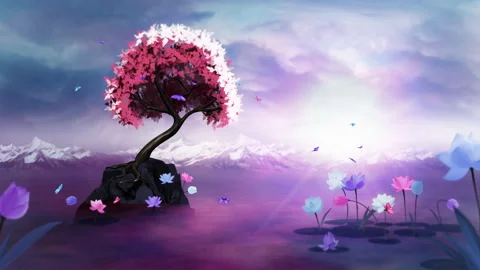 Fantasy Landscape Loop 스톡 동영상 205522654