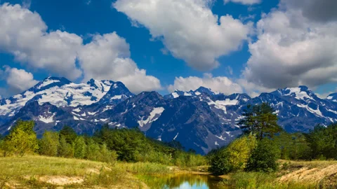 Fantasy landscape time lapse scene Stock Footage 169244335