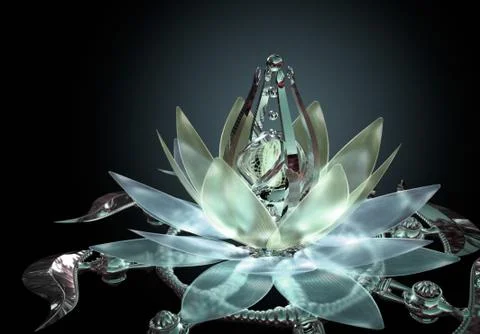 Fantasy lotus Stock Illustration