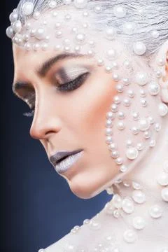 Fantasy make-up Foto stock