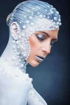 Fantasy make-up Stock Photos