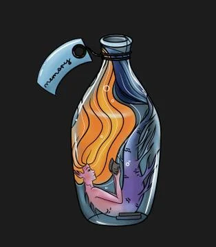 Fantasy Mermaid Stock Illustration