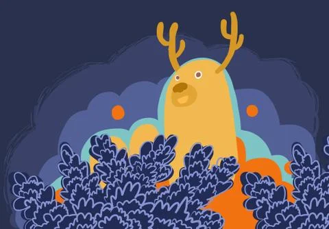 Fantasy monster Stock Illustration