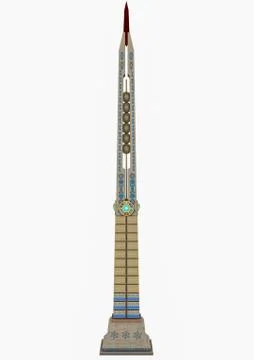 Fantasy obelisk. Stock Illustration