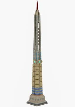 Fantasy obelisk. Stock Illustration