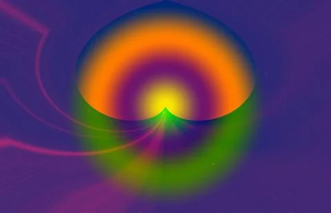 Fantasy outer space planets イラスト素材