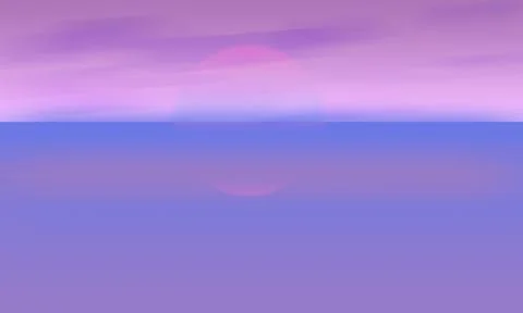 Fantasy outer space seascape Stock-Illustration