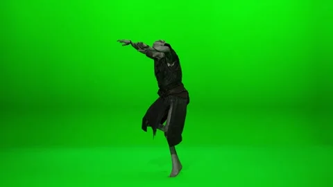 Fantasy Pagan Dance Cinematic Render Stock Footage 321112768