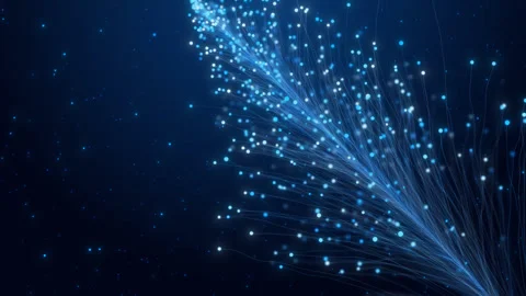 Fantasy particle growth animation background Stock Footage 301525151