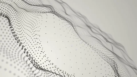 Fantasy particles structure waving in original organic motion Vidéo 78564147