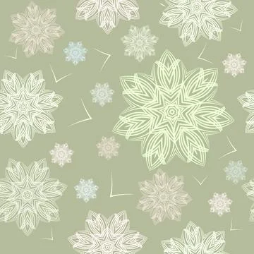 Fantasy pattern of elements of different shapes. Ilustración de archivo