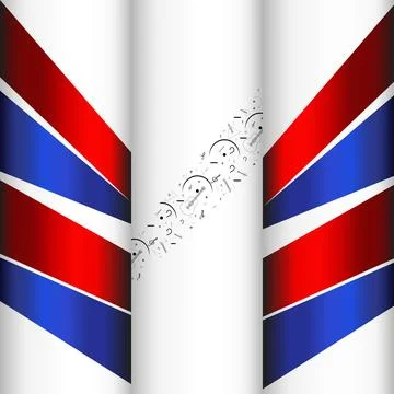 Fantasy pattern of elements of different shapes. 스톡 일러스트