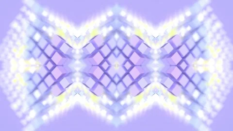 Fantasy pattern endless loop animation of square blocks. 3d rendering HD Video stock 247441403