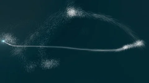 Fantasy pixie dust light show 5 Stock Footage 53345253