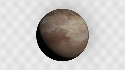Fantasy Planet in Outer Space with Galaxy Background 4K 库存影片 337253245