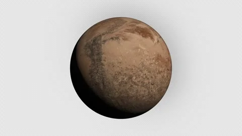 Fantasy Planet in Outer Space with Galaxy Background 4K Stock Footage 337253263