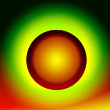 Fantasy planet outerspace Stock-Illustration