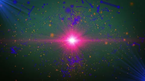 Fantasy plexus background Video stock 243582520