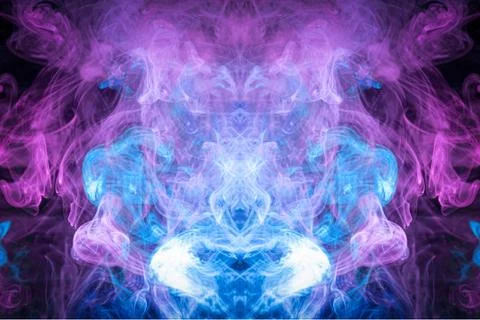 Fantasy print smoke Stock Photos