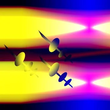 Fantasy rainbow alien sky spaceships 스톡 일러스트