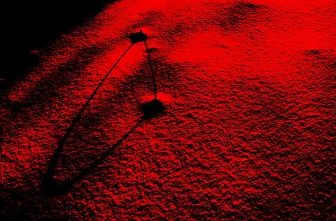 Fantasy red on black Stock Photos