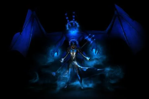 Fantasy scene Stock-Illustration