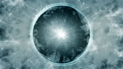 Fantasy shiny star emit light, vibrant and fresh ball circle 스톡 동영상 198296447