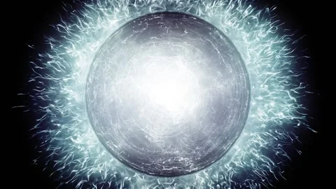 Fantasy shiny star emit light, vibrant and fresh ball circle 스톡 동영상 198306355