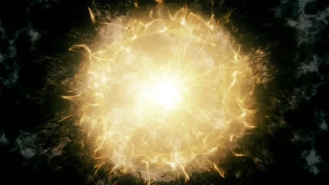 Fantasy shiny star emit light, vibrant and fresh ball circle 스톡 동영상 198308344