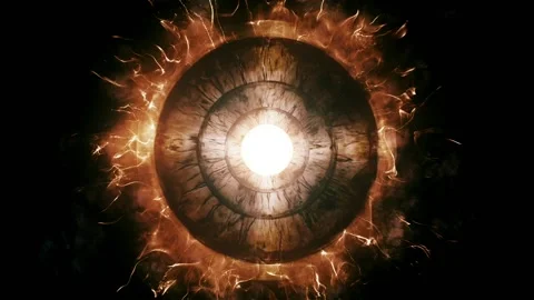 Fantasy shiny star emit light, vibrant and fresh ball circle Stock-Footage 198635319