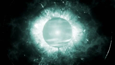 Fantasy shiny star emit light, vibrant and fresh ball circle 스톡 동영상 198756748