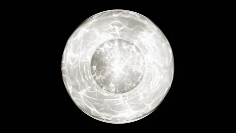 Fantasy shiny star emit light, vibrant and fresh ball circle 스톡 동영상 198943043