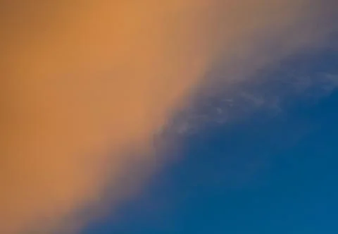 Fantasy softness cloud on sky in sunset time Foto stock